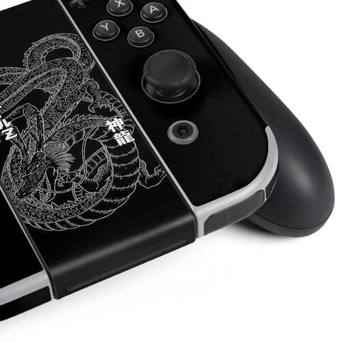 Dragon Ball Z Negative Shenron Nintendo Switch OLED (2021) Skin